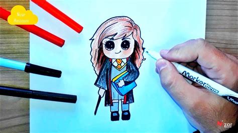 Comment dessiner Hermione Granger facile (dessin Hermione en。